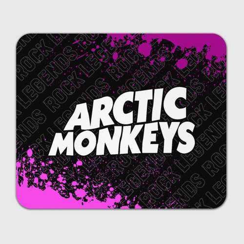 Прямоугольный коврик для мышки Arctic Monkeys rock legends по-горизонтали