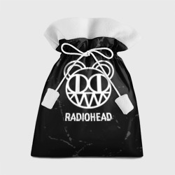 Подарочный 3D мешок Radiohead glitch на темном фоне