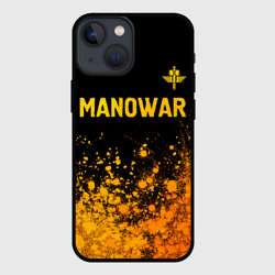 Чехол для iPhone 13 mini Manowar - gold gradient посередине