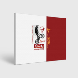 Холст прямоугольный BMX urban style