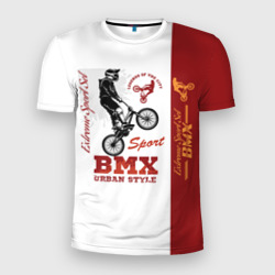 Мужская футболка 3D Slim BMX urban style