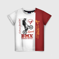 BMX urban style – Детская футболка 3D с принтом купить со скидкой в -33%