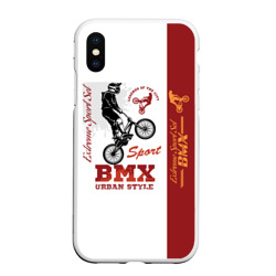 Чехол для iPhone XS Max матовый BMX urban style