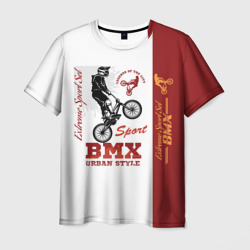 Мужская футболка 3D BMX urban style