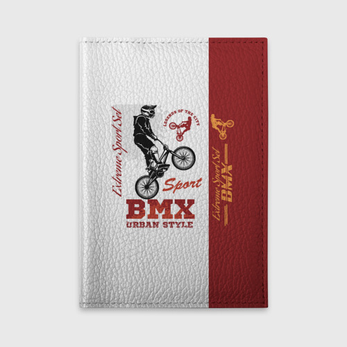 Обложка для автодокументов BMX urban style, цвет фиолетовый