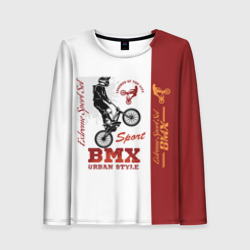 Женский лонгслив 3D BMX urban style