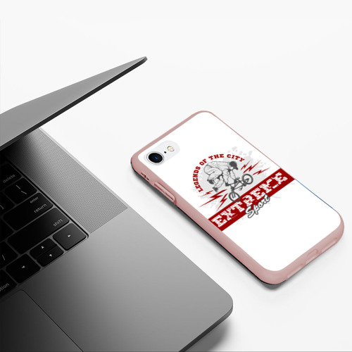 Чехол для iPhone 7/8 матовый с принтом Extreme sport, фото #5