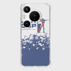 Чехол для Huawei Pura 70 Pro СБР - Союз Биатлонистов России