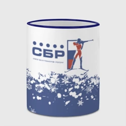 Кружка с полной запечаткой СБР - Союз Биатлонистов России - фото 2