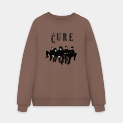 Мужской свитшот oversize без начеса хлопок The Cure - A Band