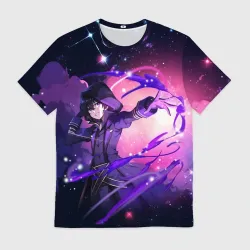 Мужская футболка 3D Восхождение в тени - тень