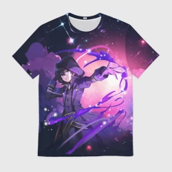 Мужская футболка 3D Восхождение в тени - тень