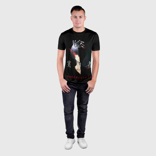 Мужская футболка 3D Slim с принтом Сид Кагэно - Восхождение в тени, вид сбоку #3