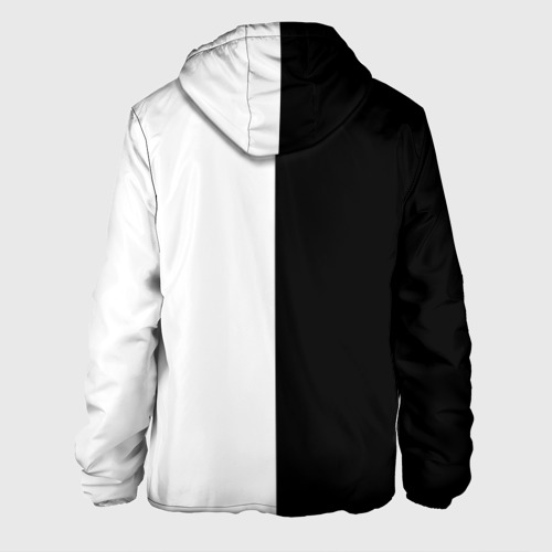 Мужская куртка 3D Теннис - чёрно белое, цвет 3D печать - фото 2