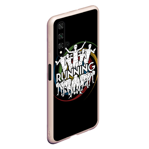 Чехол для Honor 20 Running, цвет светло-розовый - фото 3