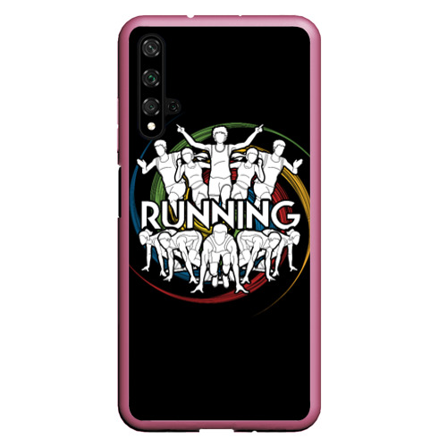 Чехол для Honor 20 Running, цвет малиновый