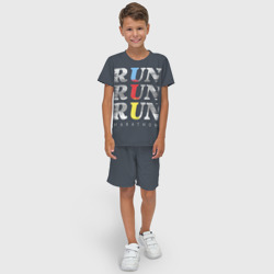 Детский костюм с шортами 3D Марафон по бегу - фото 2