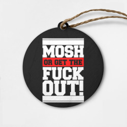 Деревянная игрушка круг Mosh or get out