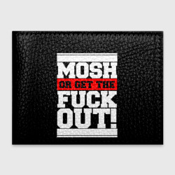 Обложка для студенческого билета Mosh or get out