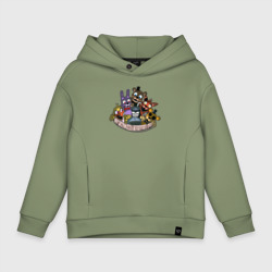 Детское худи Oversize хлопок Команда ФНАФ