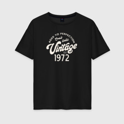 Женская футболка хлопок Oversize 1972 год - выдержанный до совершенства