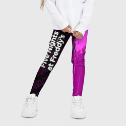 Детские леггинсы 3D FNAF pro gaming по-вертикали - фото 2