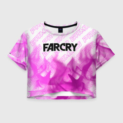 Женская футболка Crop-top 3D Far Cry pro gaming посередине