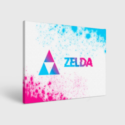 Холст прямоугольный Zelda neon gradient style по-горизонтали