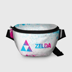 Поясная сумка 3D Zelda neon gradient style по-горизонтали