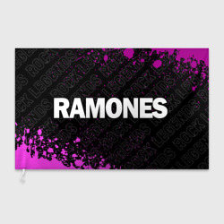 Флаг 3D Ramones rock legends по-горизонтали
