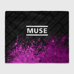 Плед 3D Muse rock legends посередине