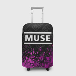 Чехол для чемодана 3D Muse rock legends посередине