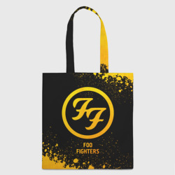 Шоппер 3D Foo Fighters - gold gradient