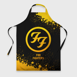 Фартук 3D Foo Fighters - gold gradient