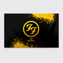 Флаг 3D Foo Fighters - gold gradient