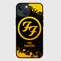 Чехол для iPhone 13 mini Foo Fighters - gold gradient