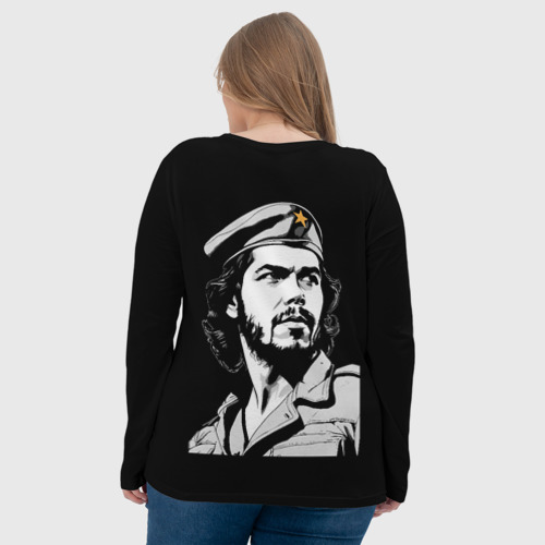 Женский лонгслив 3D Che Guevara - До победы, цвет 3D печать - фото 7