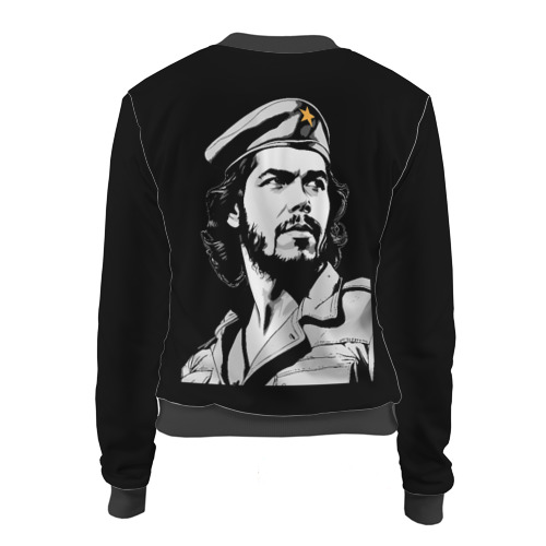 Женский бомбер 3D Che Guevara - До победы, цвет черный - фото 2