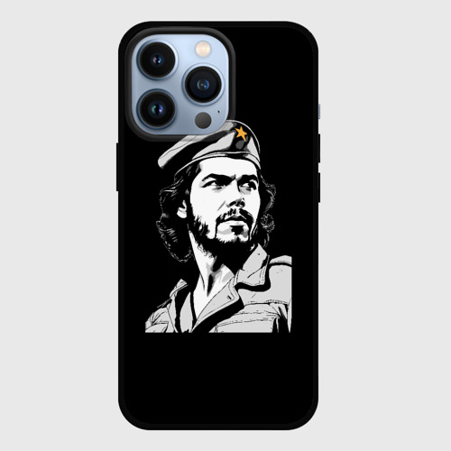 Чехол для iPhone 13 Pro Che Guevara - Hasta La Victoria, цвет черный