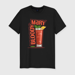 Мужская футболка хлопок Slim Bloody mary
