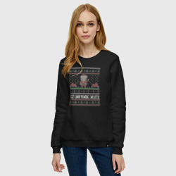 Женский свитшот хлопок Ugly lawn mowing sweater - фото 2