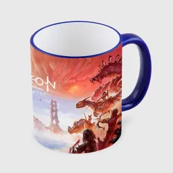 Кружка с полной запечаткой Противостояние horizon forbidden west