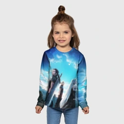 Детский лонгслив 3D Зак Клауд и Сефирот final fantasy 7 - фото 2