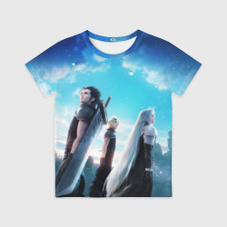 Детская футболка 3D Зак Клауд и Сефирот final fantasy 7