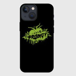 Чехол для iPhone 13 mini The Prodigy green spider