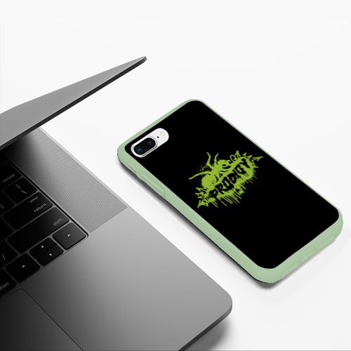 Чехол для iPhone 7Plus/8 Plus матовый The Prodigy green spider - фото 5