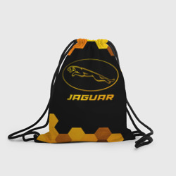 Рюкзак-мешок 3D Jaguar - gold gradient