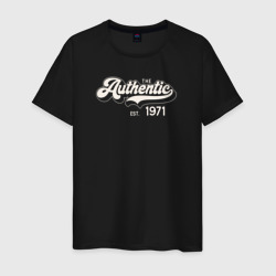 Authentic 1971 – Мужская футболка хлопок с принтом купить со скидкой в -20%
