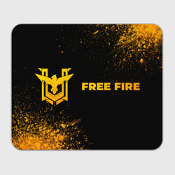 Прямоугольный коврик для мышки Free Fire - gold gradient по-горизонтали