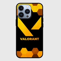 Чехол для iPhone 13 Pro Valorant - gold gradient